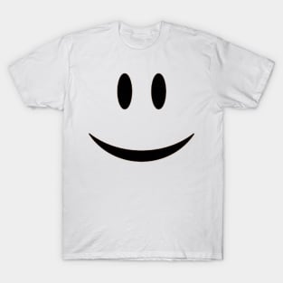 HAPPY FACE - CARTOON - MINIMALIST - EMOJI T-Shirt